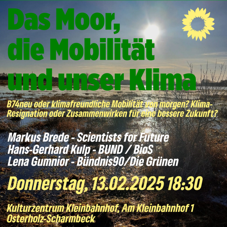 Moor, Mobilität u. unser Klima