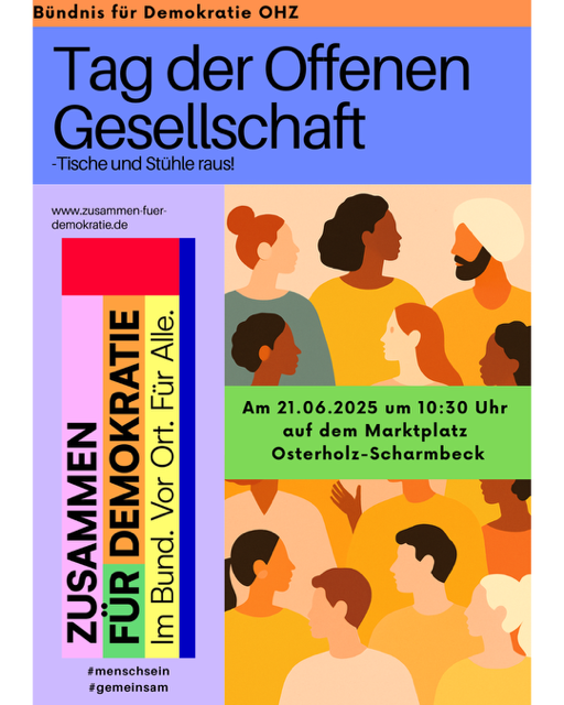 Gemeinsam für Demokratie – Tag der Offenen Gesellschaft in Osterholz-Scharmbeck