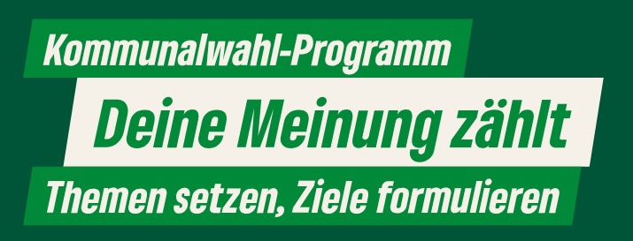 Kommunalwahl-Programm - Deine Meinung zählt - Themen setzen, Ziele formulieren
